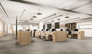Cách Tối Ưu Hóa Nội Thất Nhà Văn Phòng Để Tăng Năng Suất 1 3d rendering business meeting working room office building