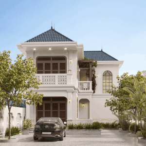 Thiet ke biet thu tan co dien 5
