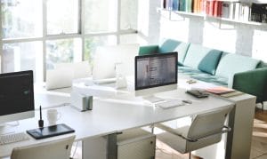 Thiết Kế Nhà Văn Phòng Hiện Đại Cho Doanh Nghiệp Nhỏ Năm 2025 1 contemporary room workplace office supplies concept