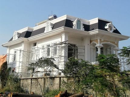 thi cong biet thu tan co dien