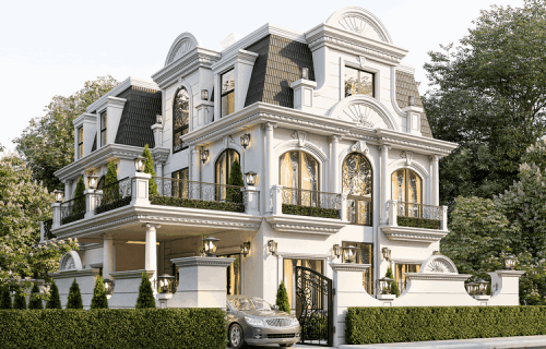Báo giá dịch vụ phá dỡ nhà cũ và vận chuyển phế thải tại Thanh Oai 1 Thiet ke biet thu tan co dien 3 750x480 1