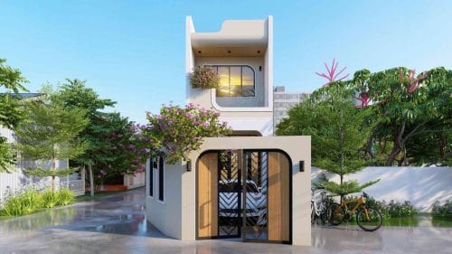 Mô hình vườn rau sạch trên sân thượng kết hợp không gian thư giãn 1 chu liem binh chanh 2