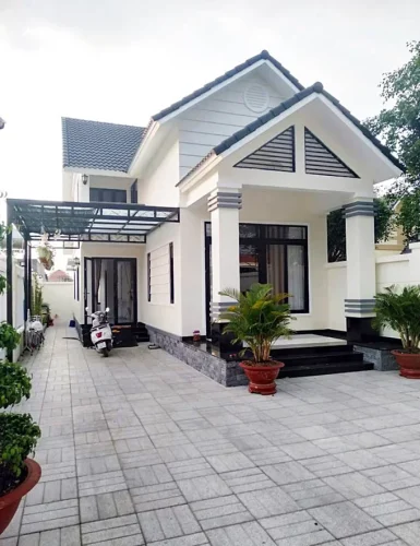 mau nha vuon 100m2 3 phong ngu