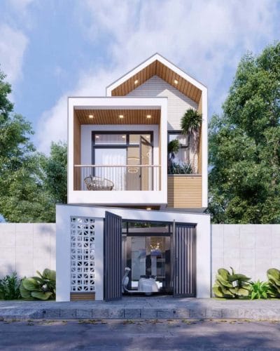 Kỹ thuật thiết kế ram dốc và hệ thống thông gió cho gara ô tô trong nhà 1 mau thiet ke nha 2 tang dep nam 2023